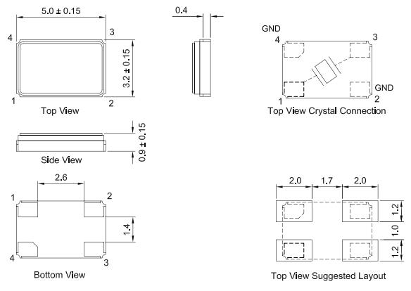 5TJ4 SMD5032貼片晶振規(guī)格書(shū)