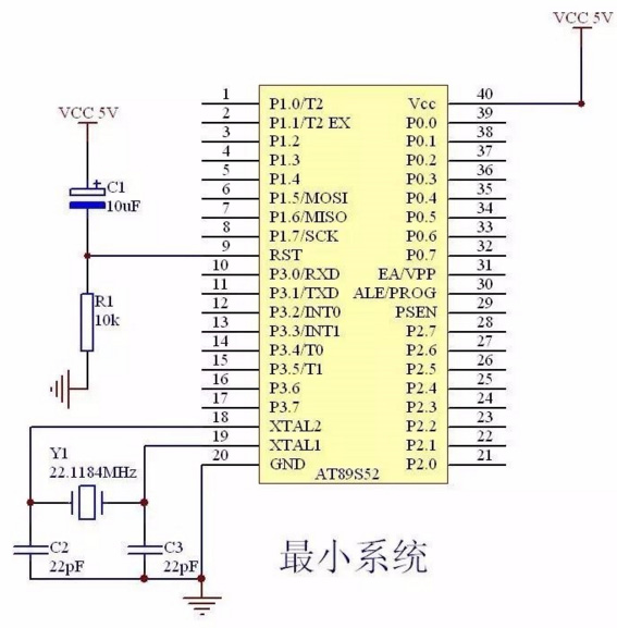 單片機(jī)晶振電路圖 單片機(jī)晶振電路圖